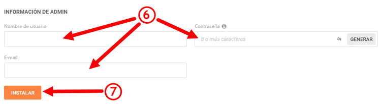 Información de administración de WordPress en el Site Tools de SiteGround