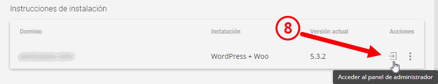 Accediendo al panel de administrador en SiteGround Site Tools