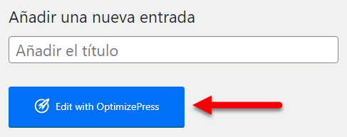 OptimizePress 3 Blog Editor Enable