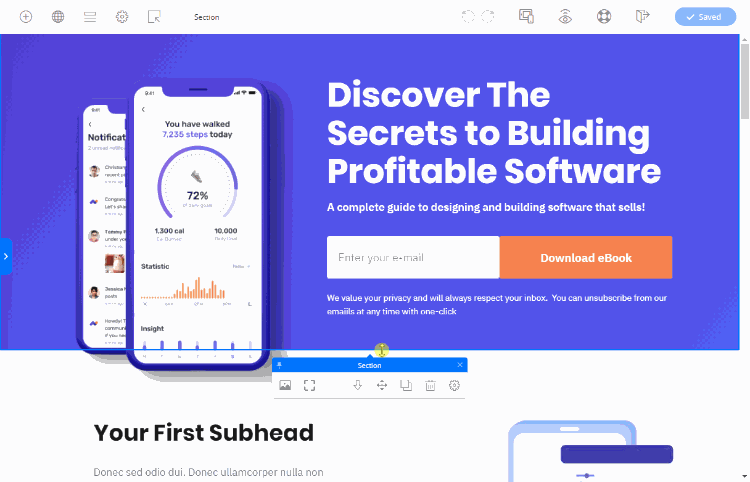 OptimizePress 3 Margins Demo