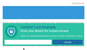 Thrive Leads Content Lock